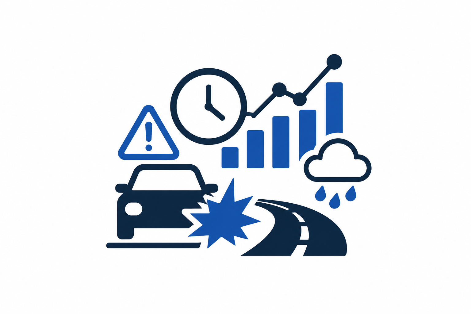 How Do Time, Infrastructure, and Environmental Factors Influence Severe Traffic Accidents? An Exploratory Statistical Analysis of U.S. Traffic Accidents (2016–2023)