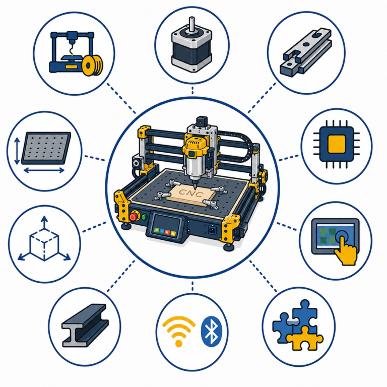 Nowoczesne podejście do konstrukcji obrabiarki CNC – druk 3D w praktyce
